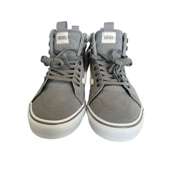 VANS Filmore Women's Hi Van Grey White Faux Fur Suede Shoes 9.5 New With Box - Picture 7 of 10